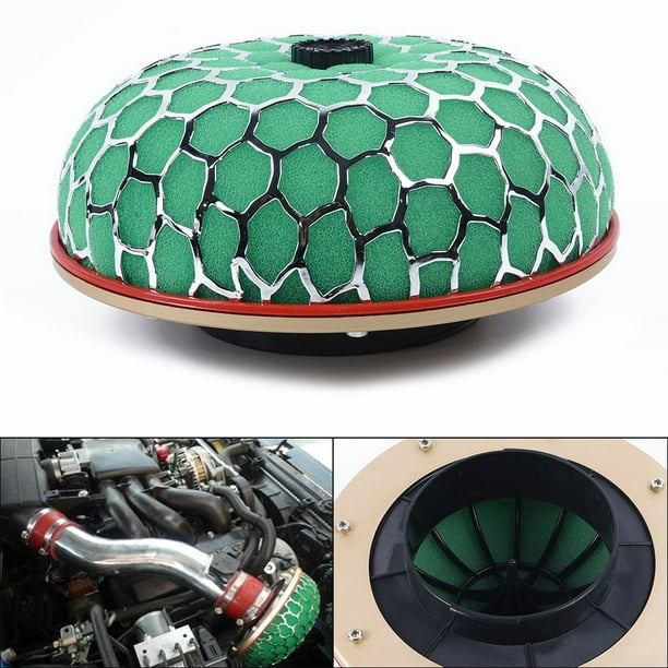4" JDM Air Intake Filter High Flow Washable Mushroom Style Universal For Car